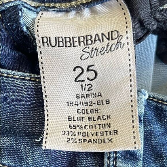 COPY - Ladies Ruberband skinny stretch jeans. - Picture 6 of 8